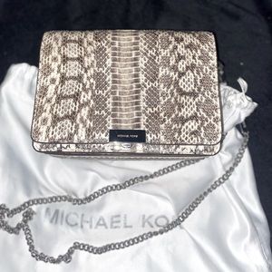 Michael Kors genuine snakeskin crossbody